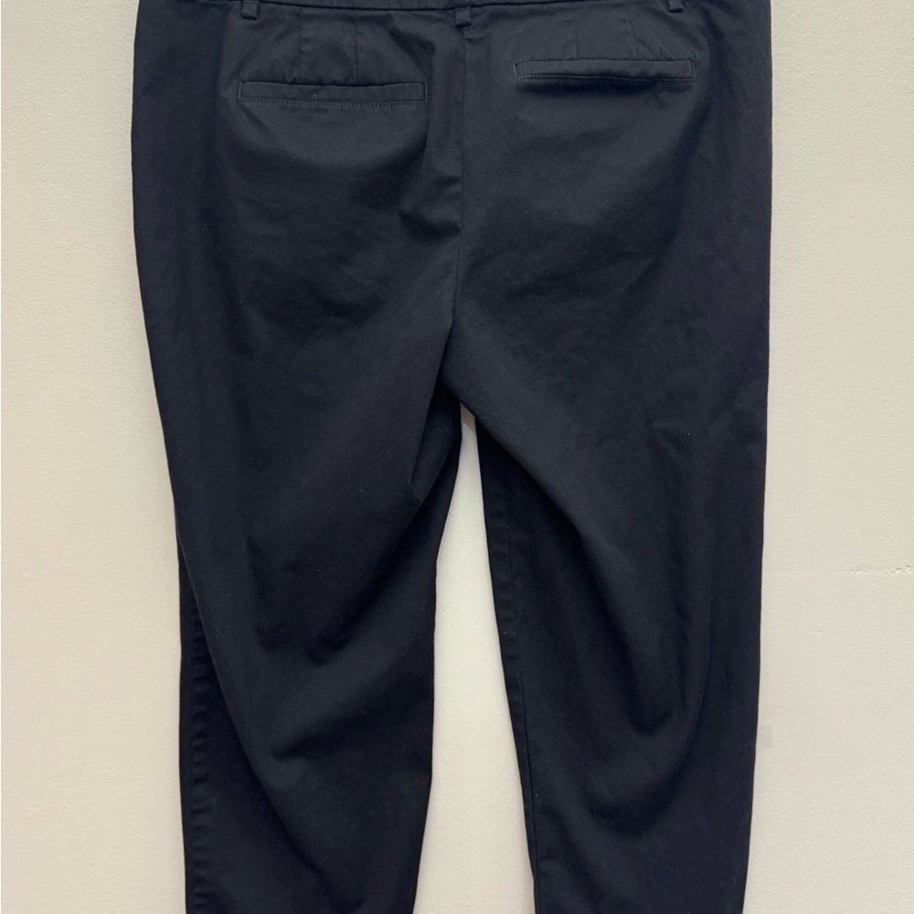 LOFT Outlet Womens 6P Navy Capri Pants Petite Cotton Stretch - Picture 4 of 5